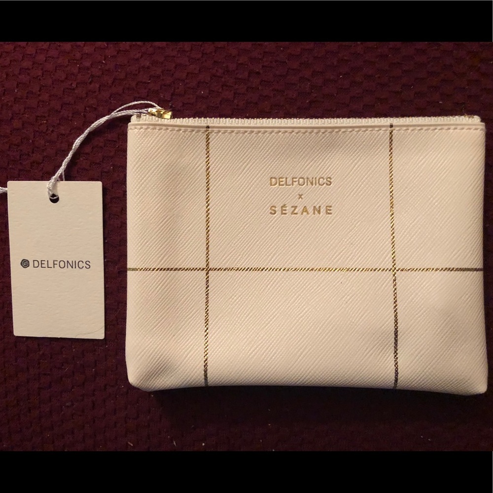 Delfonics X Sezané Mini Striped Pouch